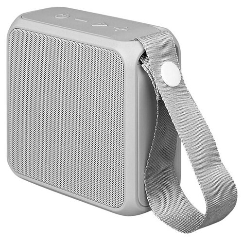 Портативная колонка Bluetooth TWS Quadro c функцией подключения 2х колонок к одному устройству серый TFN TFN-BS03-01GR 184800₽
