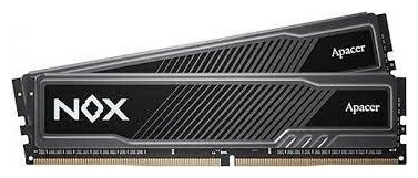 Оперативная память 16Gb DDR4 3600MHz Apacer NOX Black (AH4U16G36C25YMBAA-2) 2x8Gb KIT