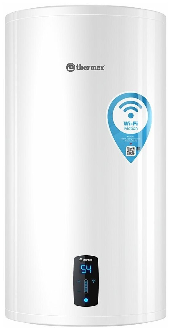 Водонагреватели Thermex Водонагреватель Thermex Lima 80 V Wi-Fi 2кВт 80л электрический настенный/белый