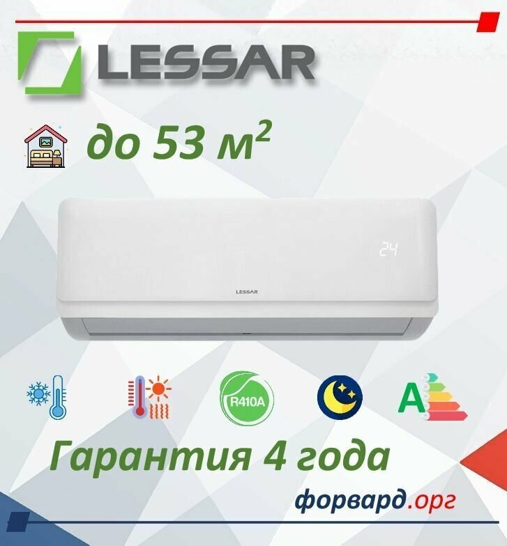 Сплит-система Кондиционер Lessar Cool+ LS-H18KPA2/LU-H18KPA2 - фотография № 1