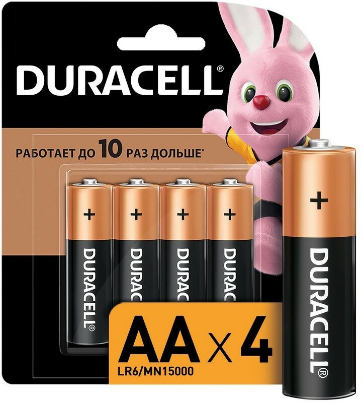 Батарейка DURACELL BASIC АА/LR6-4BL