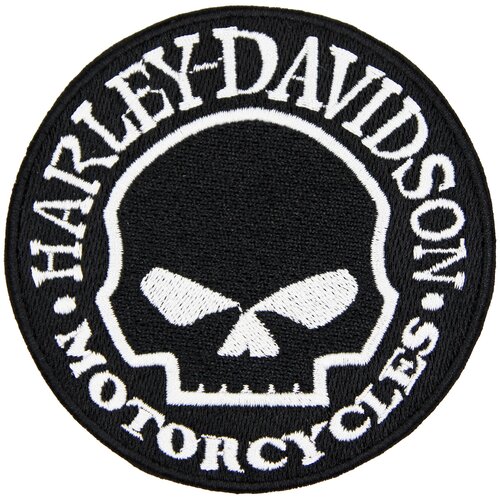 Нашивка, патч, шеврон Harley Davidson. Череп в Круге 90x90mm PTC259 bsn nitrix 2 0 90 tablets