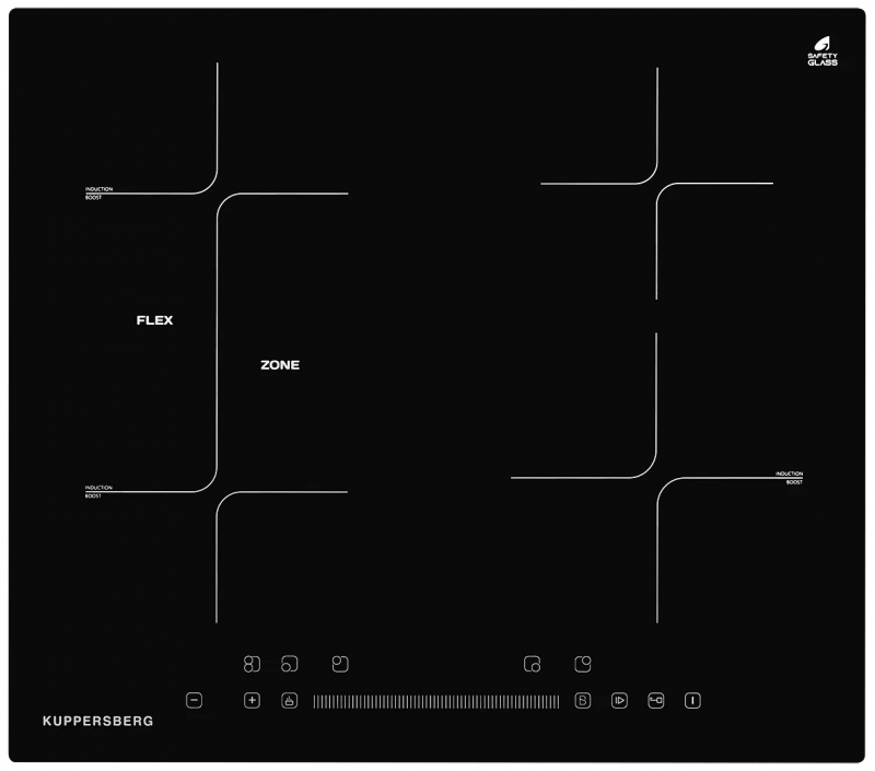 Индукционная варочная панель Kuppersberg ICS 612 черный