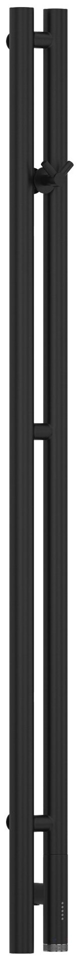Полотенцесушитель электрический Сунержа Нюанс 3.0 120 см черный матовый, правый 31-5843-1253