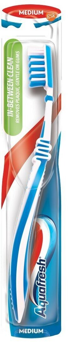 Набор из 3 штук Зубная щетка Aquafresh In Between Clean средняя