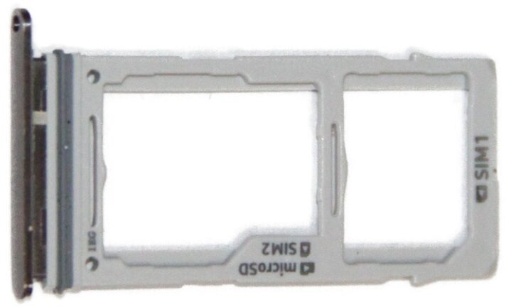 Лоток sim-карты для Samsung SM-G770F (Galaxy S10 Lite) и карты памяти <белый>
