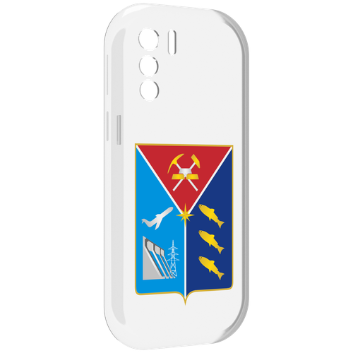 Чехол MyPads герб-магаданская-область для UleFone Note 13P задняя-панель-накладка-бампер