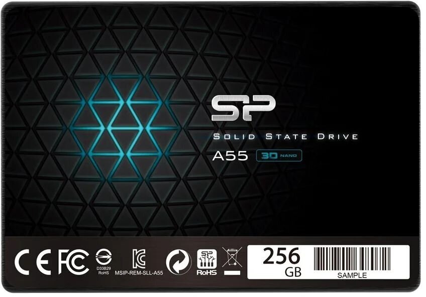 Жесткий диск SSD 2.5" Silicon Power A55 256Gb (SP256GbSS3A55S25)