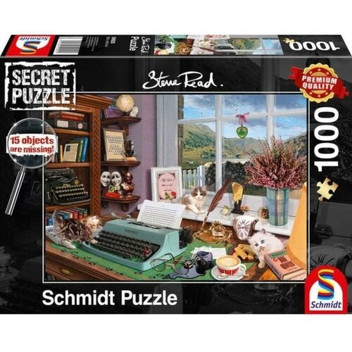 фото Пазл schmidt 1000 деталей: ст.рид на письменном столе (secret puzzle)