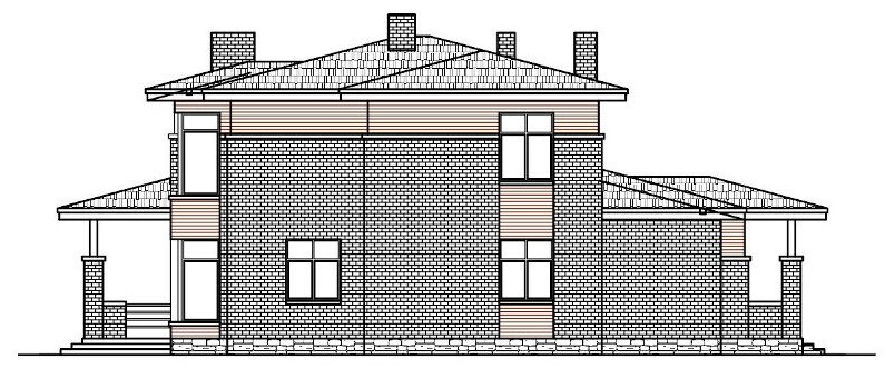 Проект кирпичного дома Catalog-Plans-46-04K1L (218,65кв.м, 15,97x15,97м, кирпич 380) - фотография № 8