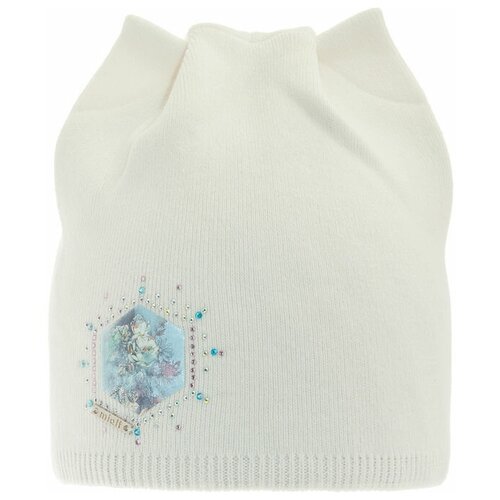 фото Шапка для девочки (размер: 52/54), арт. малибу (бел), цвет белый mialt