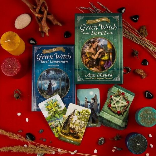 Таро Зеленой Ведьмы (The Green Witch Tarot) карты таро зеленой ведьмы гадальная колода репринт the green witch tarot