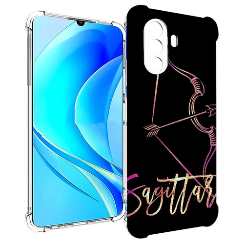 Чехол MyPads знак зодиака стрелец 3 для Huawei Nova Y70 / Nova Y70 Plus (MGA-LX9N) / Huawei Enjoy 50 задняя-панель-накладка-бампер чехол mypads знак зодиака водолей 2 для huawei nova y70 nova y70 plus mga lx9n huawei enjoy 50 задняя панель накладка бампер