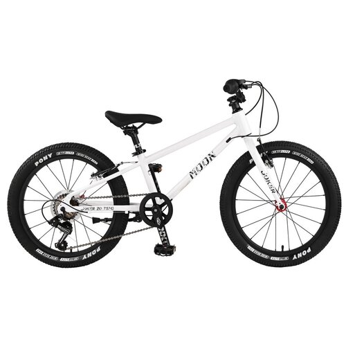 Детский двухколесный велосипед Moon Joker 20 7 spd White/Белый fastace ra209 quick release road bicycle hub 20 24 hole v brake hub for shimano and sram 11 speed road bike hub 2 color