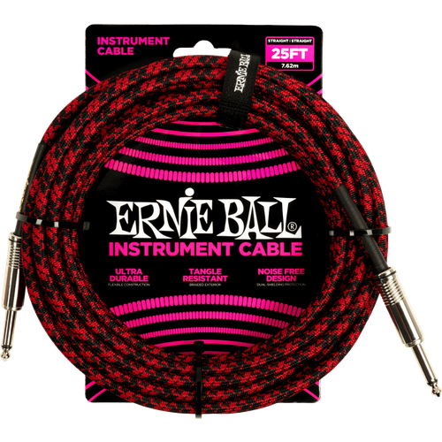 кляп шарик на ремне с отверстиями для дыхания breathable ball gag – черный с красным ERNIE BALL 6398 кабель инструментальный, прямой/угловой джеки, 7,62м, красный/черный