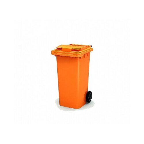 Пластиковый мусорный бак п/э (240 л) (Синий)