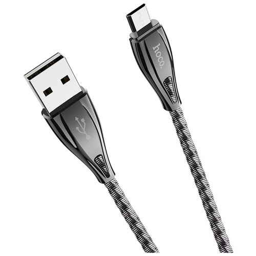 Кабель USB Micro USB U56 1.2m 2,4A HOCO черный кабель usb micro usb u56 1 2m 2 4a hoco черный