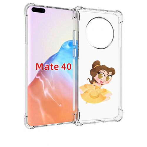 Чехол MyPads мини-принцесса женский для Huawei Mate 40 / Mate 40E задняя-панель-накладка-бампер