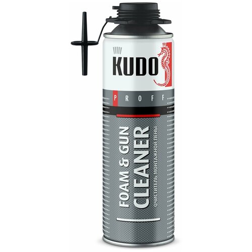 Очиститель монтажной пены KUDO PROFF FOAM&GUN CLEANER foam cleaner akfix 800c смывка пены 500мл