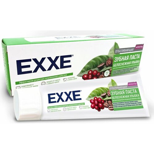 Зубная паста EXXE Белоснежная Улыбка отбеливающая, 100 мл 219593