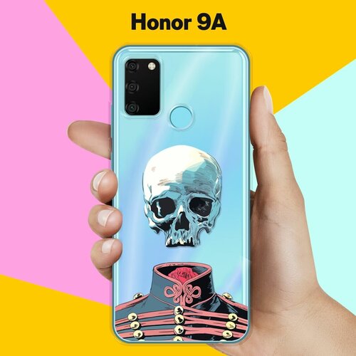 Силиконовый чехол Череп на Honor 9A силиконовый чехол на honor 9a хонор 9а сочные лимоны прозрачный