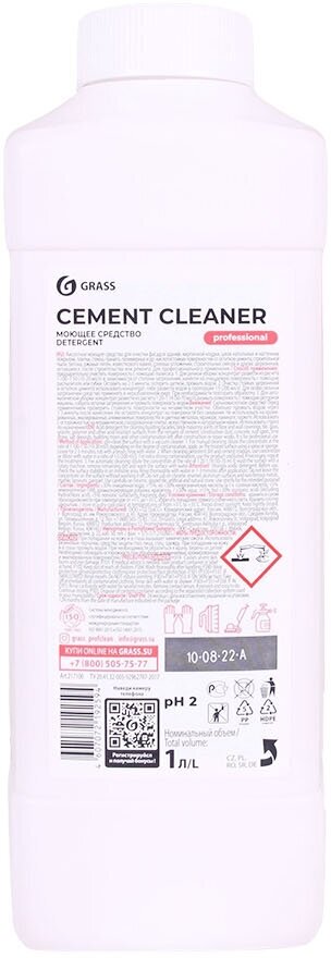 Очиститель после ремонта "Cement Cleaner" 1 л - фотография № 3