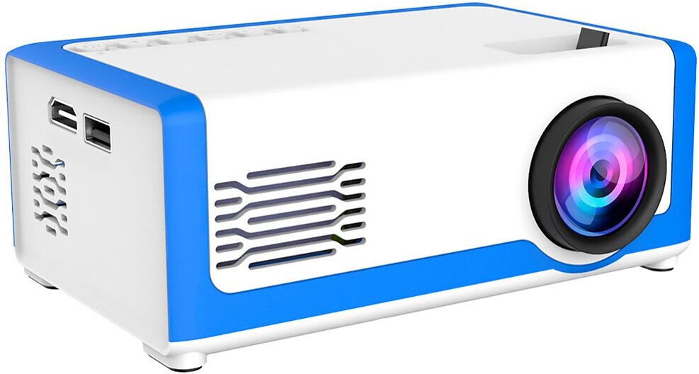 Портативный проектор LED Multimedia Projector M1 Blue/White
