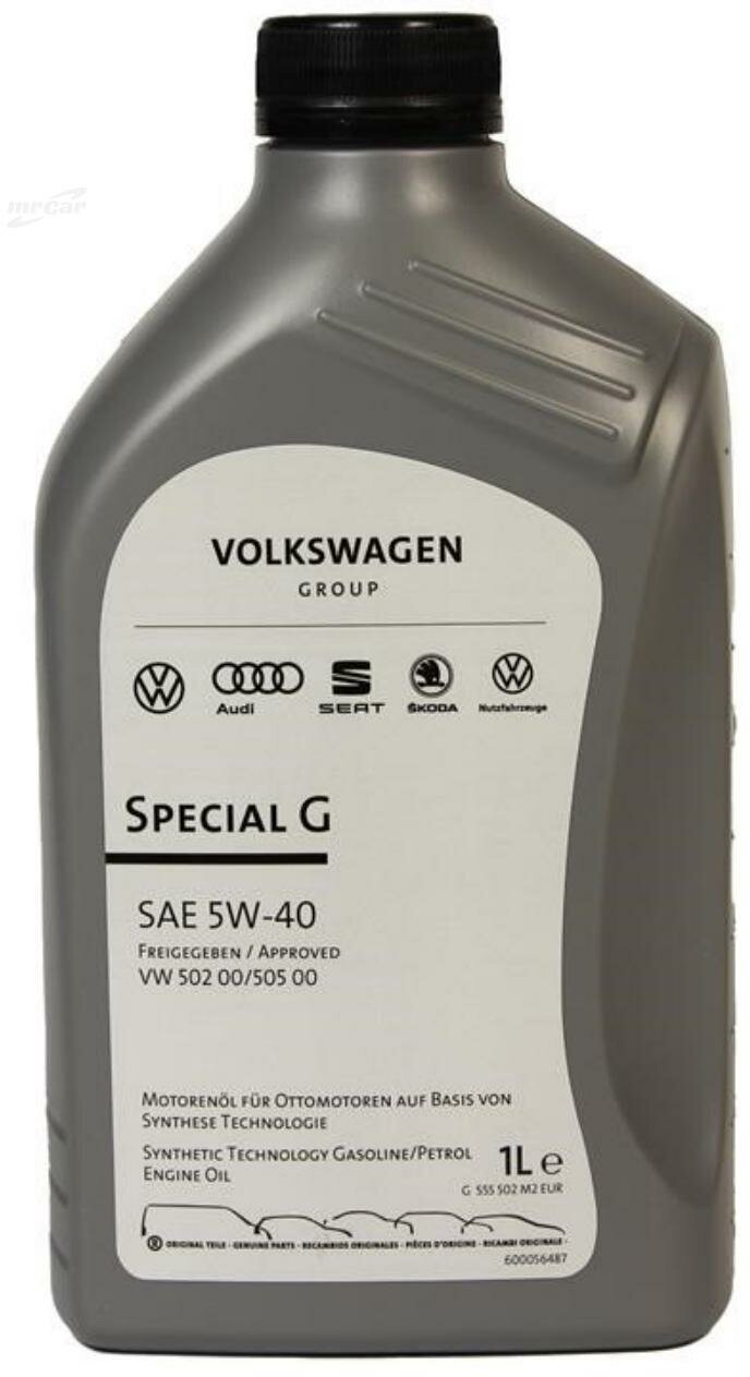 фото VAG GS55502M2 Масло моторное синтетическое Multibrand Special G 5W40 1л