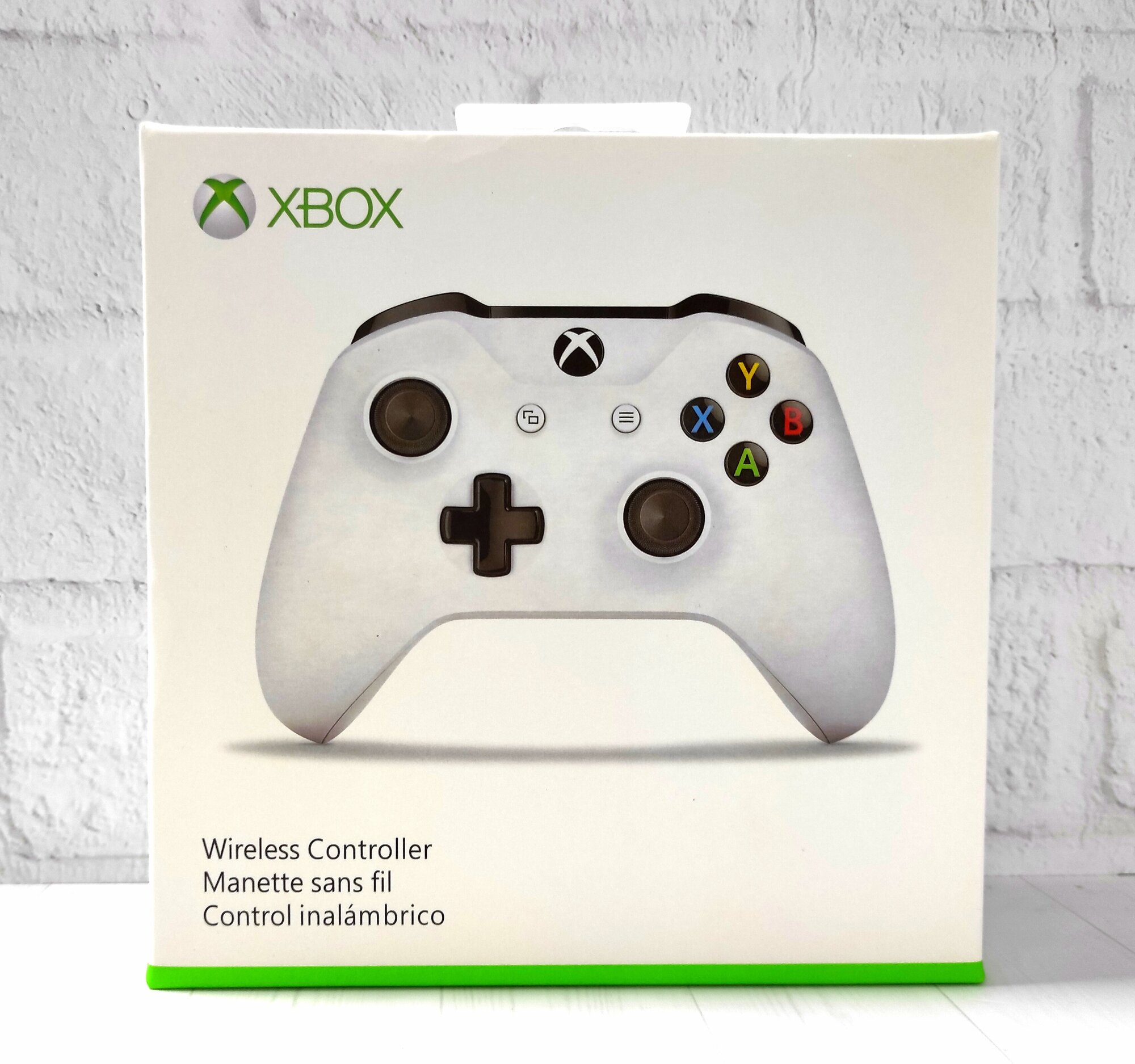 Геймпад беспроводной Xbox One / Series S X Wireless Controller White белый с bluetooth model 1708 джойстик REF 3 ревизия