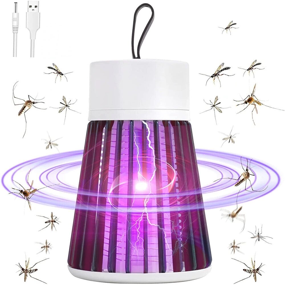 Портативная электрическая лампа-ловушка от комаров и мошек - фотография № 2