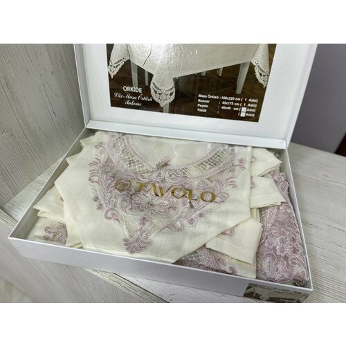 Скатерть Tavolo 160x220 Набор на 8 персон