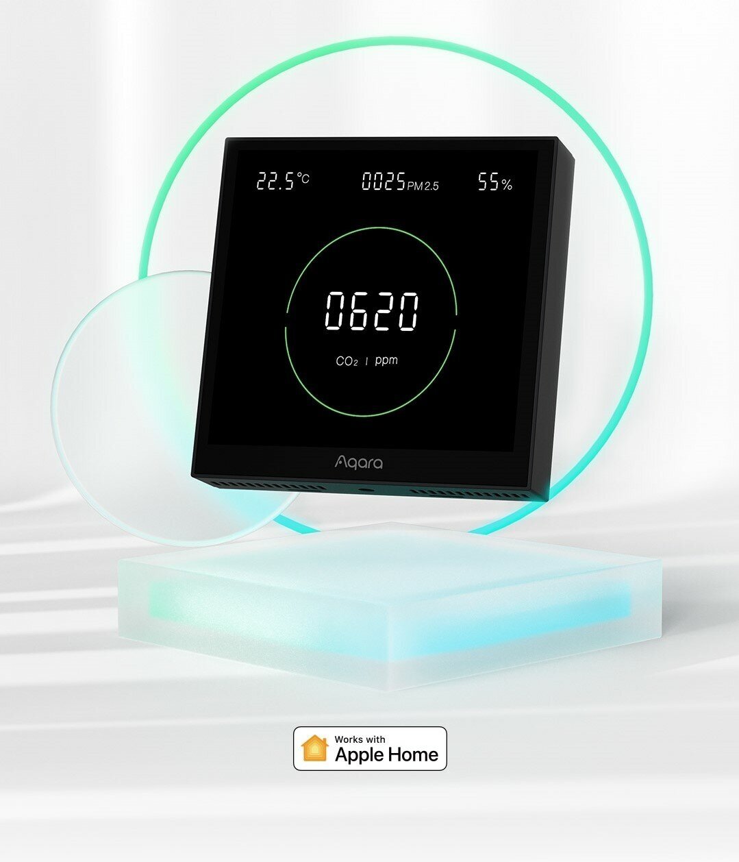 Aqara Air Monitoring Panel S1 Панель мониторинга качества воздуха PM25 CO2 (CN) (KQJCMB11LM)