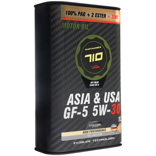 Масло моторное PARTNUMBER 710 Asia  & USA GF-5 5W-30 1 литр