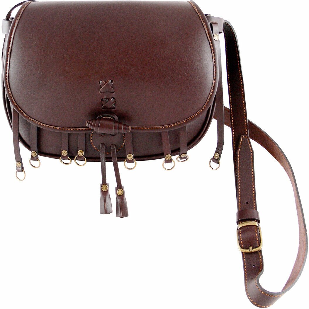 Ягдташ для охоты Vektor из натуральной кожи, Патронташ , с тороками для дичи — фото 1