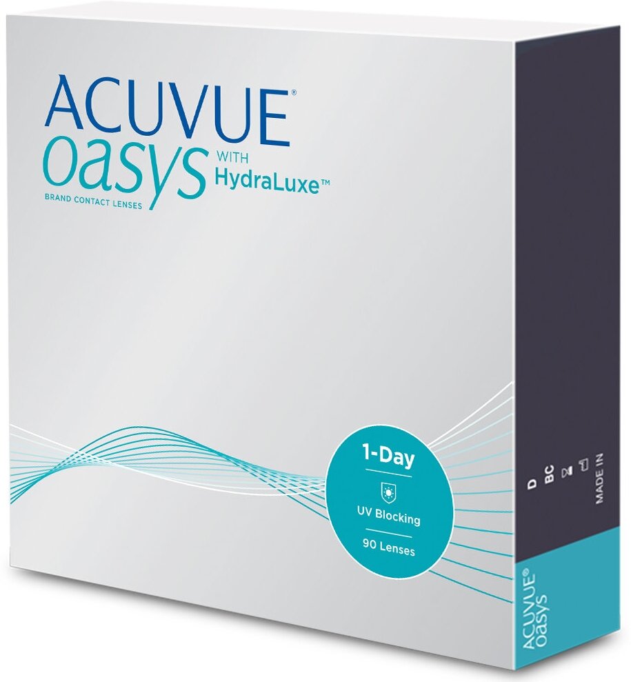 Acuvue Oasys 1-Day with HydraLuxe (90 линз) (-12.00/8.5)