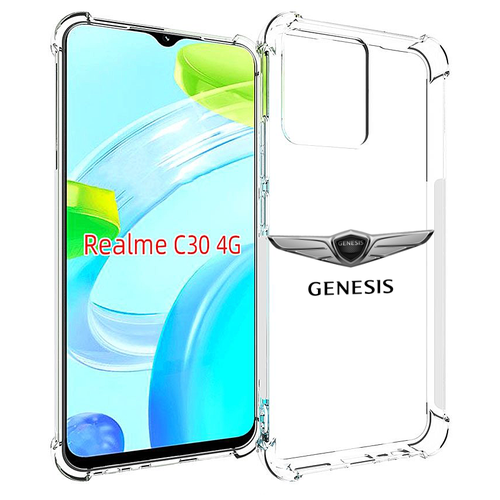 Чехол MyPads genesis-3 мужской для Realme C30 4G / Narzo 50i Prime задняя-панель-накладка-бампер чехол mypads ferrari 3 мужской для realme c30 4g narzo 50i prime задняя панель накладка бампер