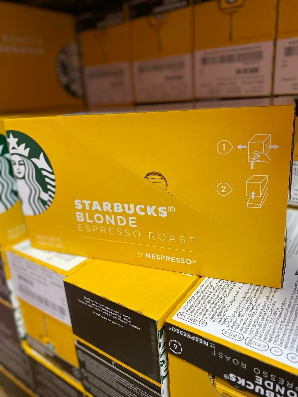 Кофе в капсулах STARBUCKS Blonde Espresso Roast - фотография № 4