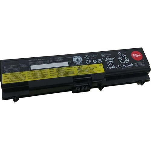 Аккумулятор 42T4235 55+ для Lenovo ThinkPad SL410, SL510, T410, T410, T510, Edge 14, 15, E420, E425, E520, E525 10.8V 4400mAh черный аккумулятор amperin для ноутбука lenovo thinkpad edge sl e 11 1v 4400mah 65wh ai t410 42t4733