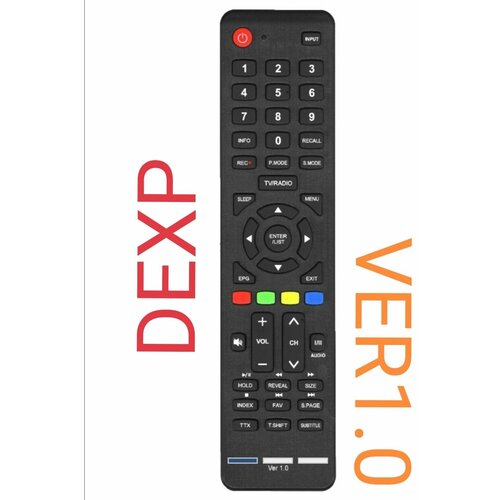 Пульт DEXP VER1.0 для телевизора DEXP/дэксп /d H32D7300K