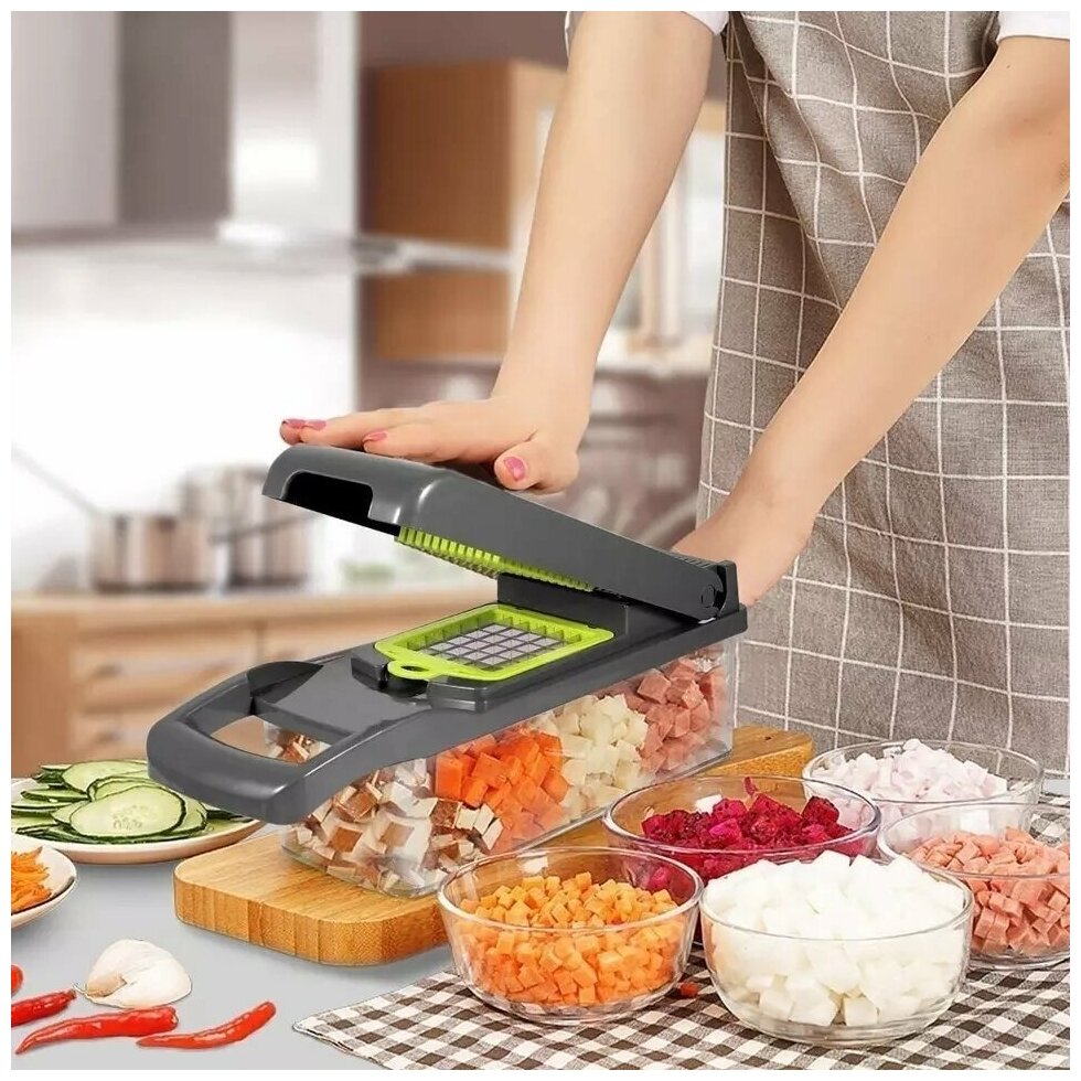 Многофункциональная овощерезка Veggie Slicer 14 в 1