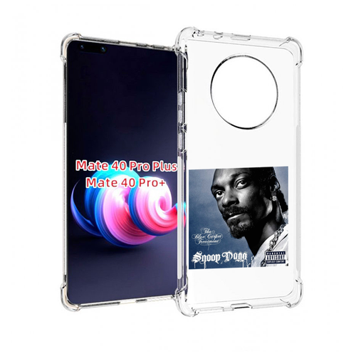 Чехол MyPads Snoop Dogg THA BLUE CARPET TREATMENT для Huawei Mate 40 Pro+ Plus задняя-панель-накладка-бампер
