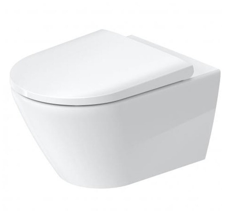 D-Neo 37х54см, подвесной унитаз, безободковый, с сиденьем, арт. 45770900A1, Duravit