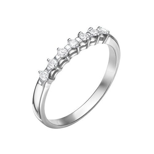Кольцо Vesna jewelry, красное золото, 585 проба, бриллиант, размер 16.5, красный