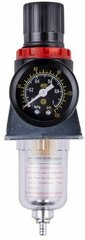 Регулятор давления AERO с манометром и фильтром-осушителем 1/4" F