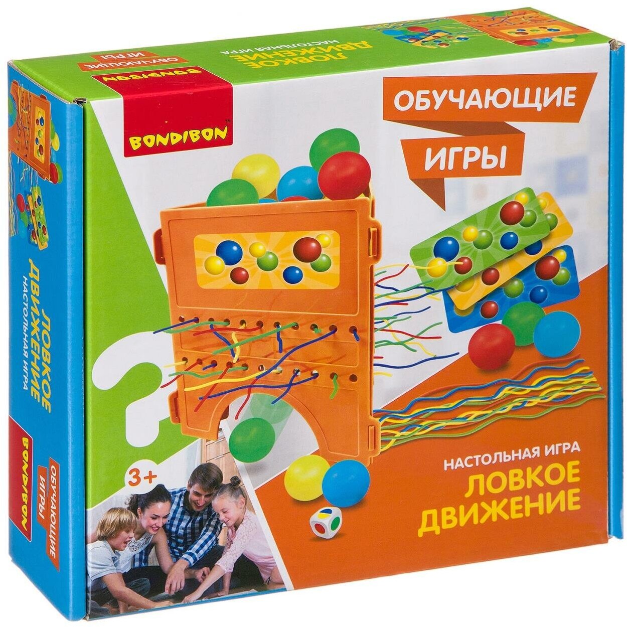 Обучающие игры Bondibon Настольная игра "ловкое движение", BOX 22x5,6x21 см