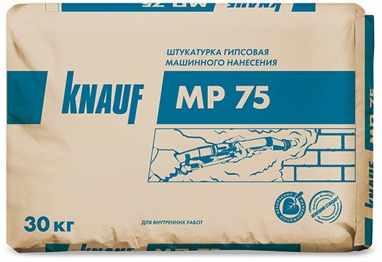 Штукатурка KNAUF МП-75 МН 30 кг - фотография № 1