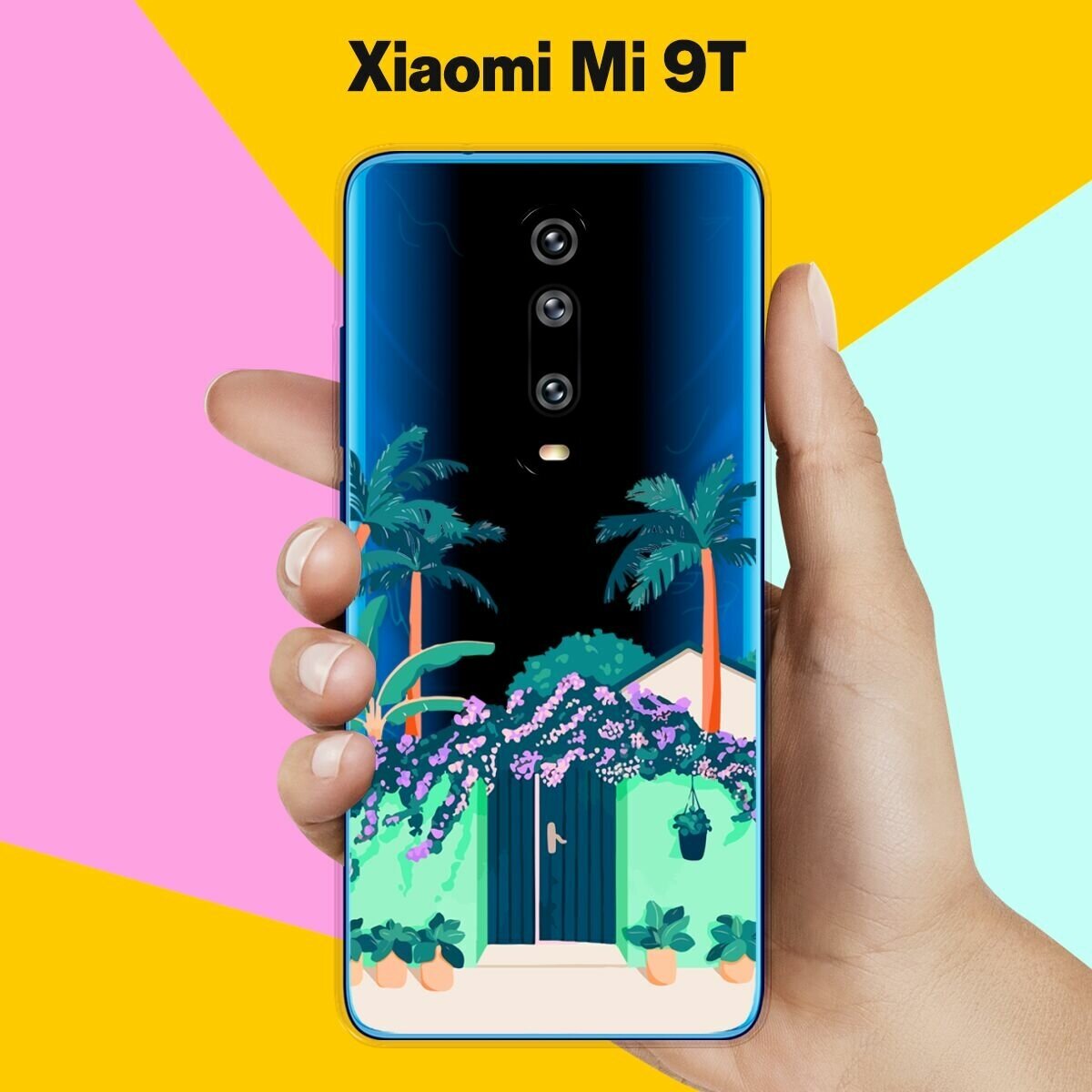 Силиконовый чехол на Xiaomi Mi 9T Забор / для Сяоми Ми 9Т