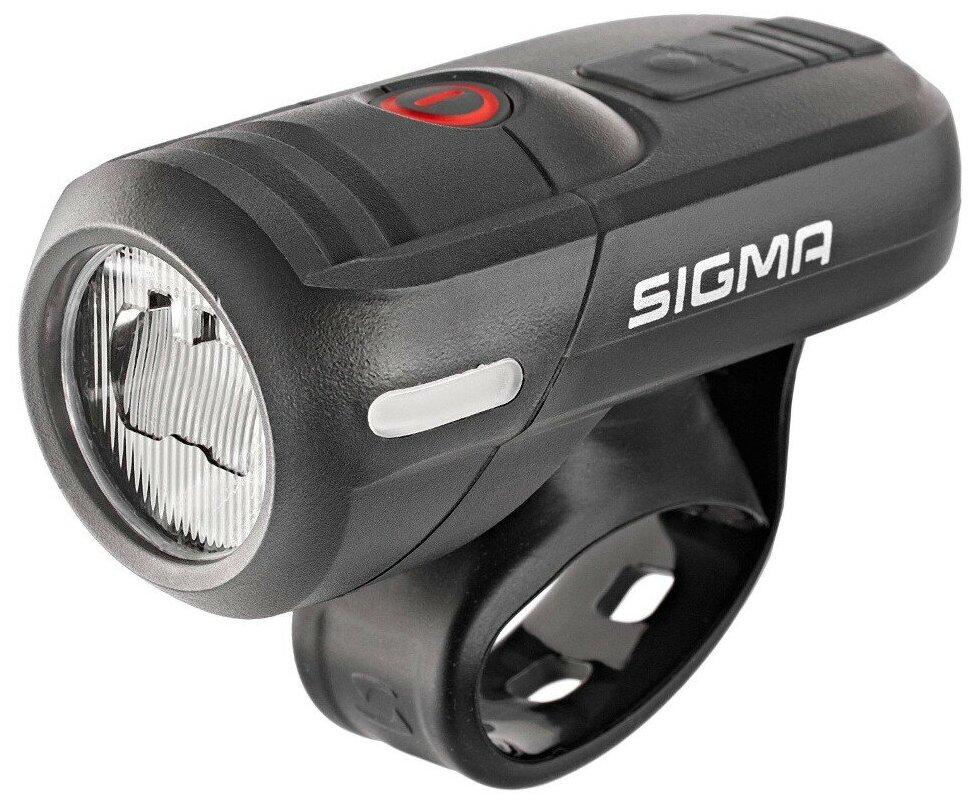 Фонарь передний Sigma AURA 45,17450,45LUX, автомат,1светодиод CREE,2 режима, USB зарядка, индикатор разряда, черный