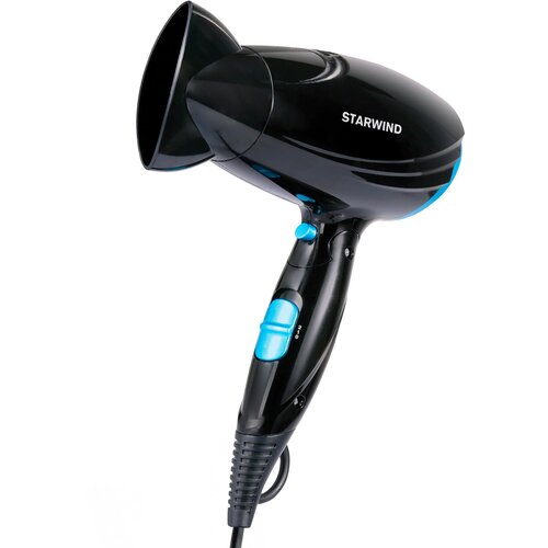 Фен Starwind SHD 7066 1600Вт черныйсиний 312800₽