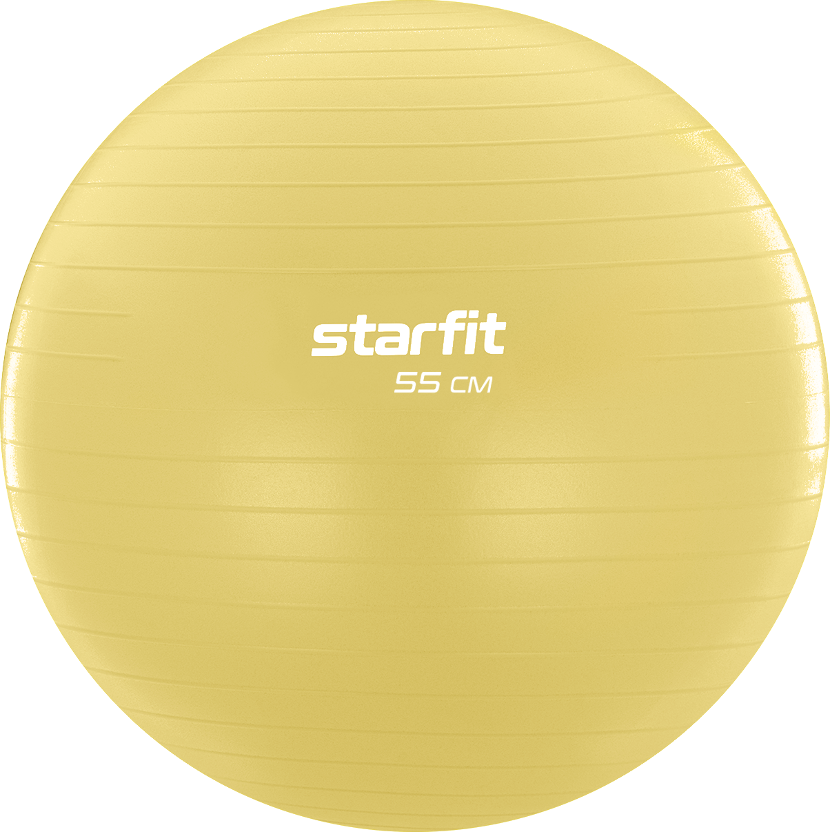 Фитбол Starfit Gb-108 антивзрыв, 900 гр, желтый пастель, 55 см